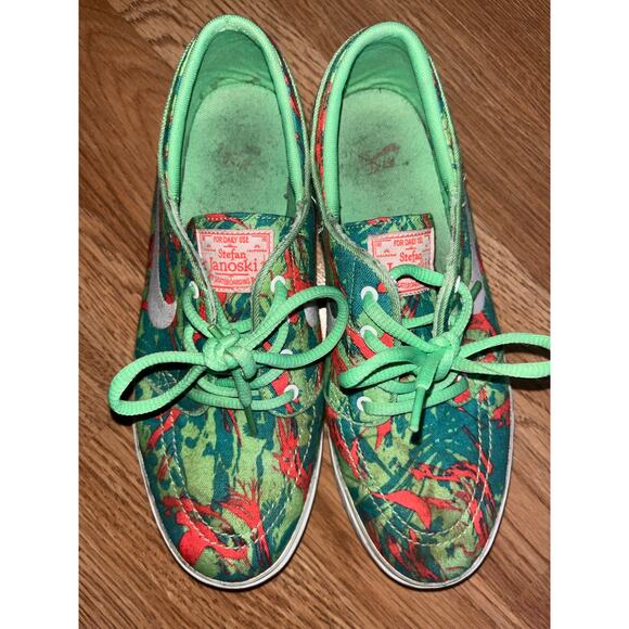 Nike sb Janoski 7Y shoe green - Picture 1 of 7
